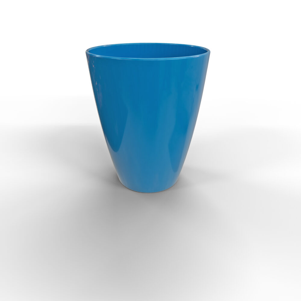 ⁦كوب بلاستيك مدور – تصميم مريح وأنيق للمشروبات اليومية⁩ - الصورة ⁦3⁩