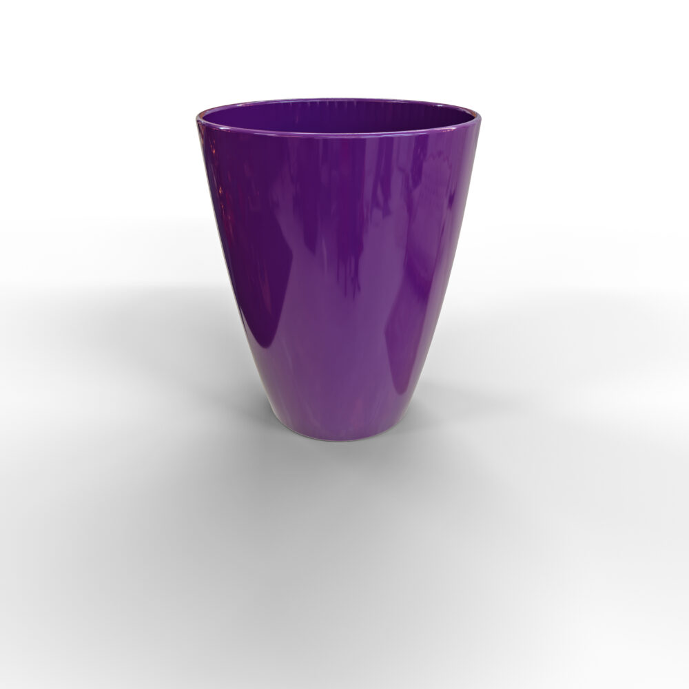 ⁦كوب بلاستيك مدور – تصميم مريح وأنيق للمشروبات اليومية⁩ - الصورة ⁦5⁩