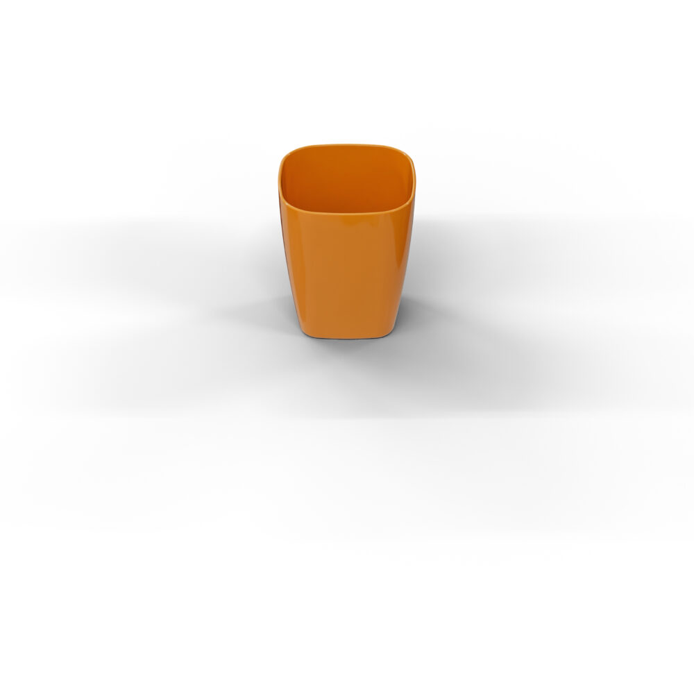 كوب بلاستيك مربع تصميم عصري أنيق للمشروبات اليومية - الصورة 2