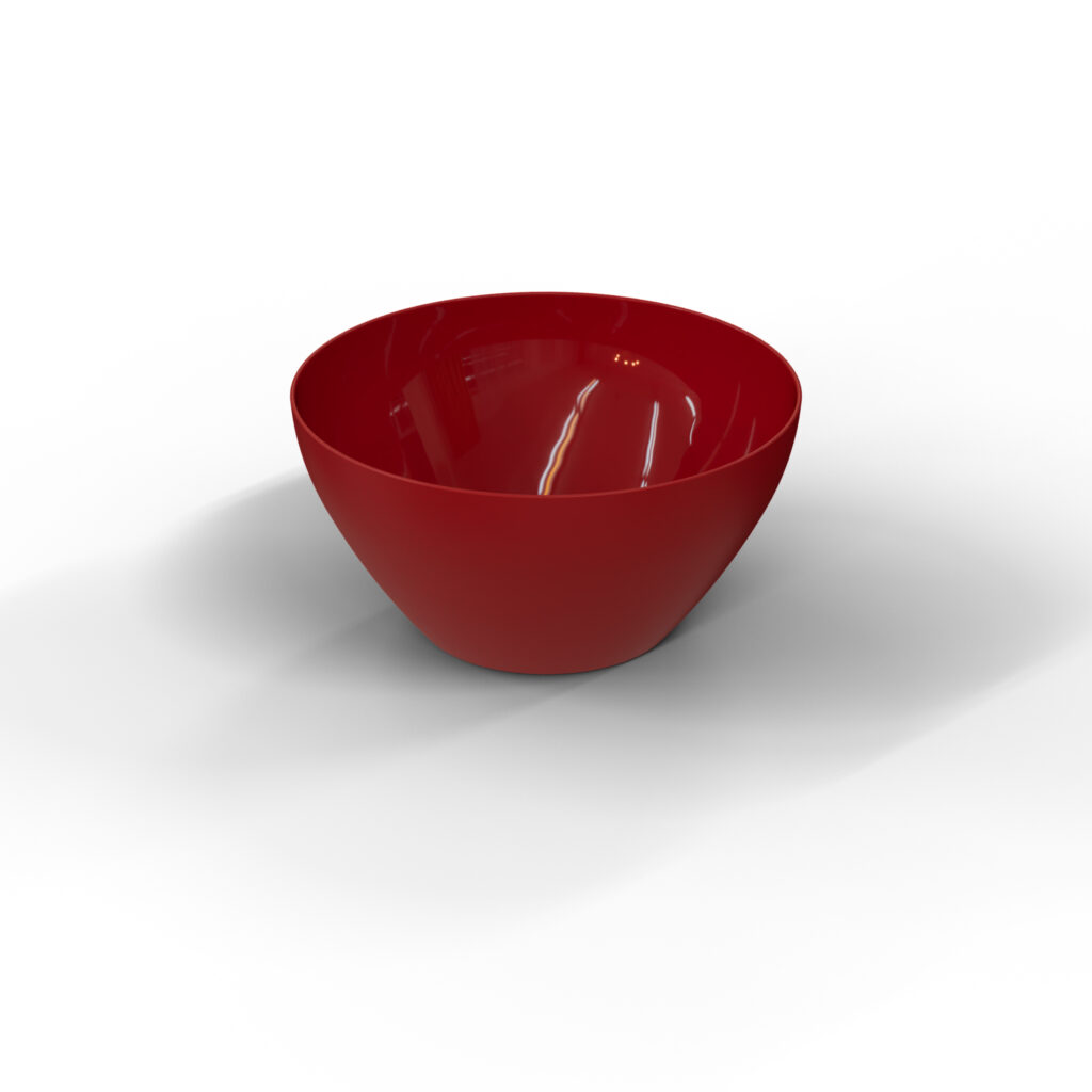 ⁦بولة بلاستيك مدورة 20سم أنيقه وآمن للطعام⁩ - الصورة ⁦2⁩