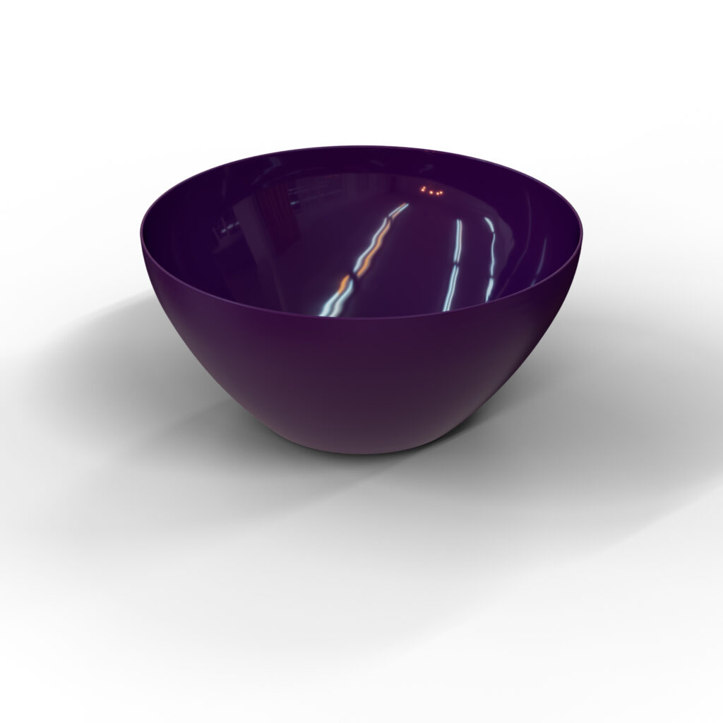 ⁦بولة بلاستيك مدورة 26سم أنيقه وآمن للطعام⁩ - الصورة ⁦3⁩