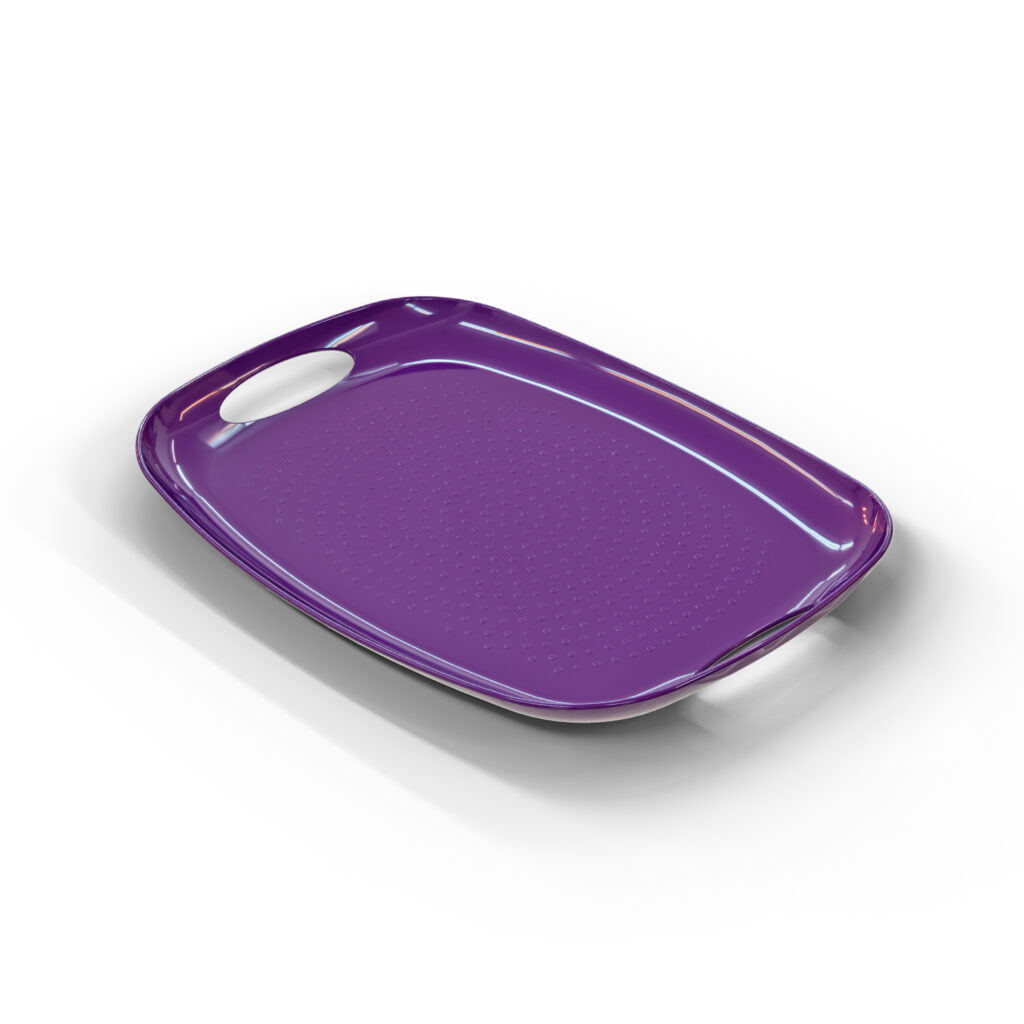 صينية بلاستيك وسط لتقديم المشروبات والحلويات - الصورة 3